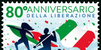 Un francobollo celebrativo della Liberazione nell’80° anniversario