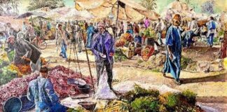 I respiri di vita del Realismo di Vincenzo Labianca, dove il tempo è sospeso e la luce accarezza i ricordi il mercato arabo