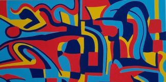 Tra Astrattismo e NeoPop le vivaci opere multidirezionali di Simone Hardt patchwork memories