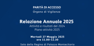 Parità di accesso, Relazione annuale 2025