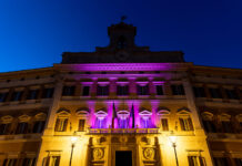 Giornata Internazionale Epilessia, Montecitorio si illumina di viola
