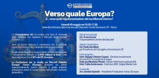 “Verso quale Europa E… verso quale regolamentazione del suo Mercato interno?”, convegno a Roma