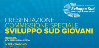 Presentazione Commissione speciale Sviluppo Sud Giovani, ecco quando
