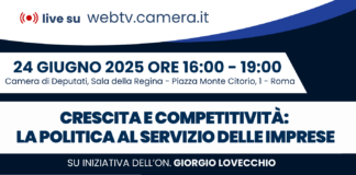 “Crescita e competitività – La politica al servizio delle imprese”, convegno a Montecitorio