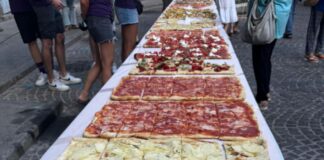 Cento metri di pizza per battere i disturbi alimentari: a Soriano nel Cimino la manifestazione di Donna Donna Onlus con lo chef Gabriele Bonci