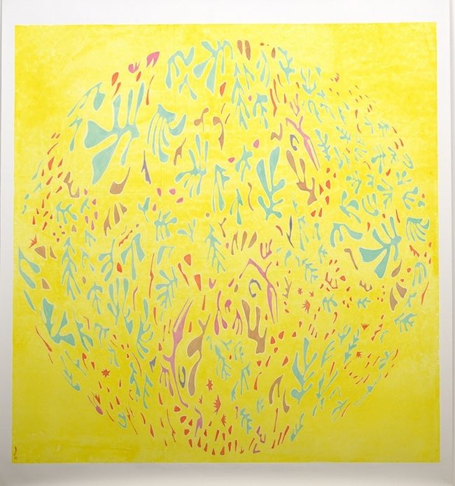 palimpseste I'acrilico inchiostro