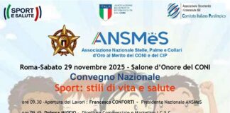 “Sport: stili di vita e salute”, convegno dell’ANSMeS a Roma