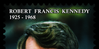Robert Francis Kennedy, un francobollo a lui dedicato nel giorno del centenario della nascita