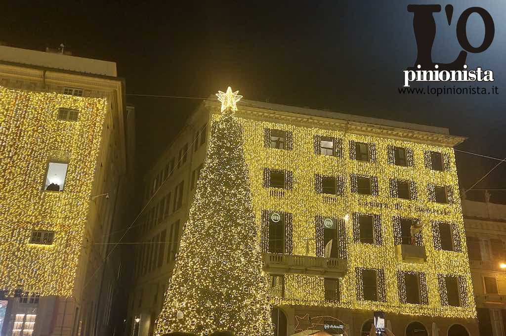 albero di natale genova 2026