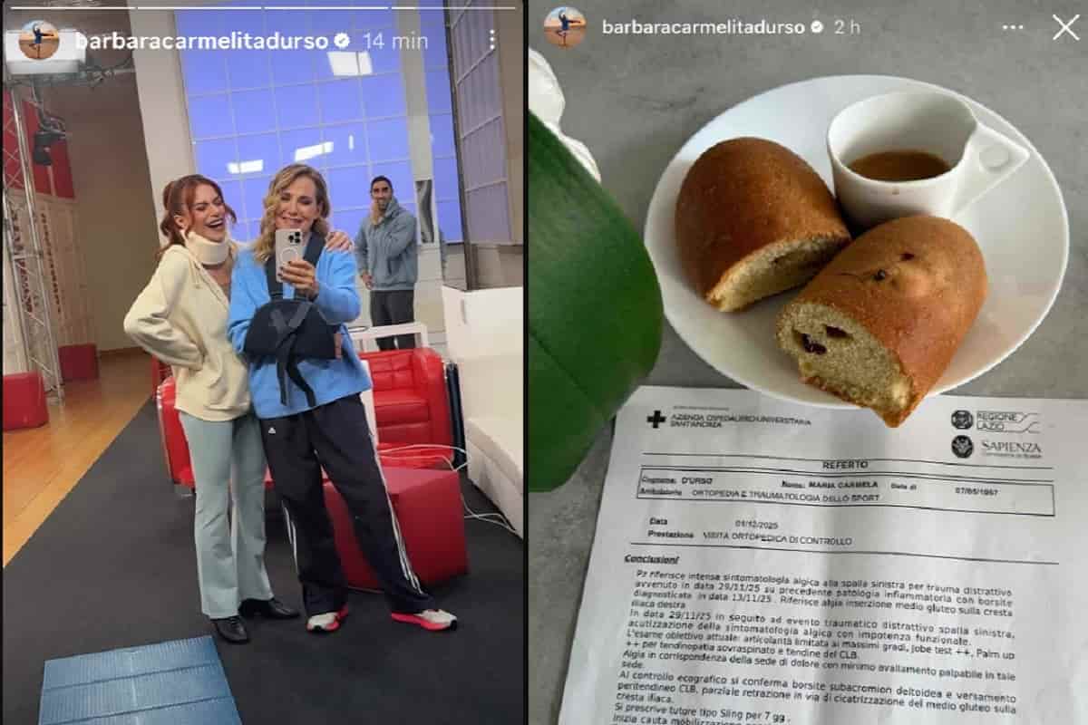 come sta barbara d'urso dopo infortunio a ballando con le stelle