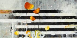 Ordine geometrico e suggestione informale con irruzione figurativa nelle opere di Alli Gerrish box of strenght