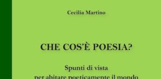 “Che cos’è poesia? Spunti di vista per abitare poeticamente il mondo”, la nuova opera di Cecilia Martino che cos'è poesia libro