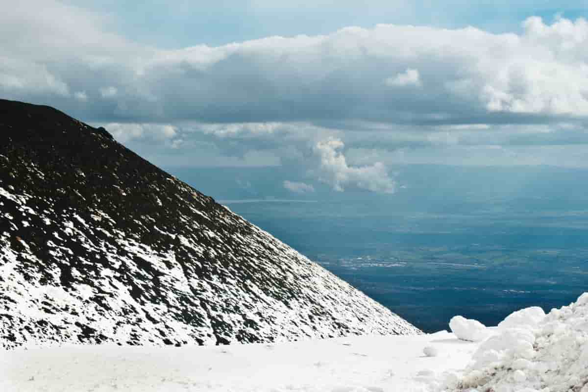 sciare al sud con vista sul mare
