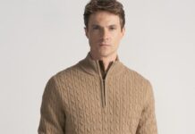 Maglie a treccia Gutteridge FW 25–26: eleganza e calore gutteridge fw 25-26