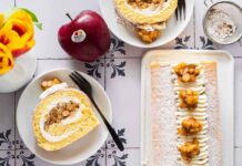 Rotolo alle mele Val Venosta: il dolce soffice che profuma d’autunno rotolo ripieno di mele speziate