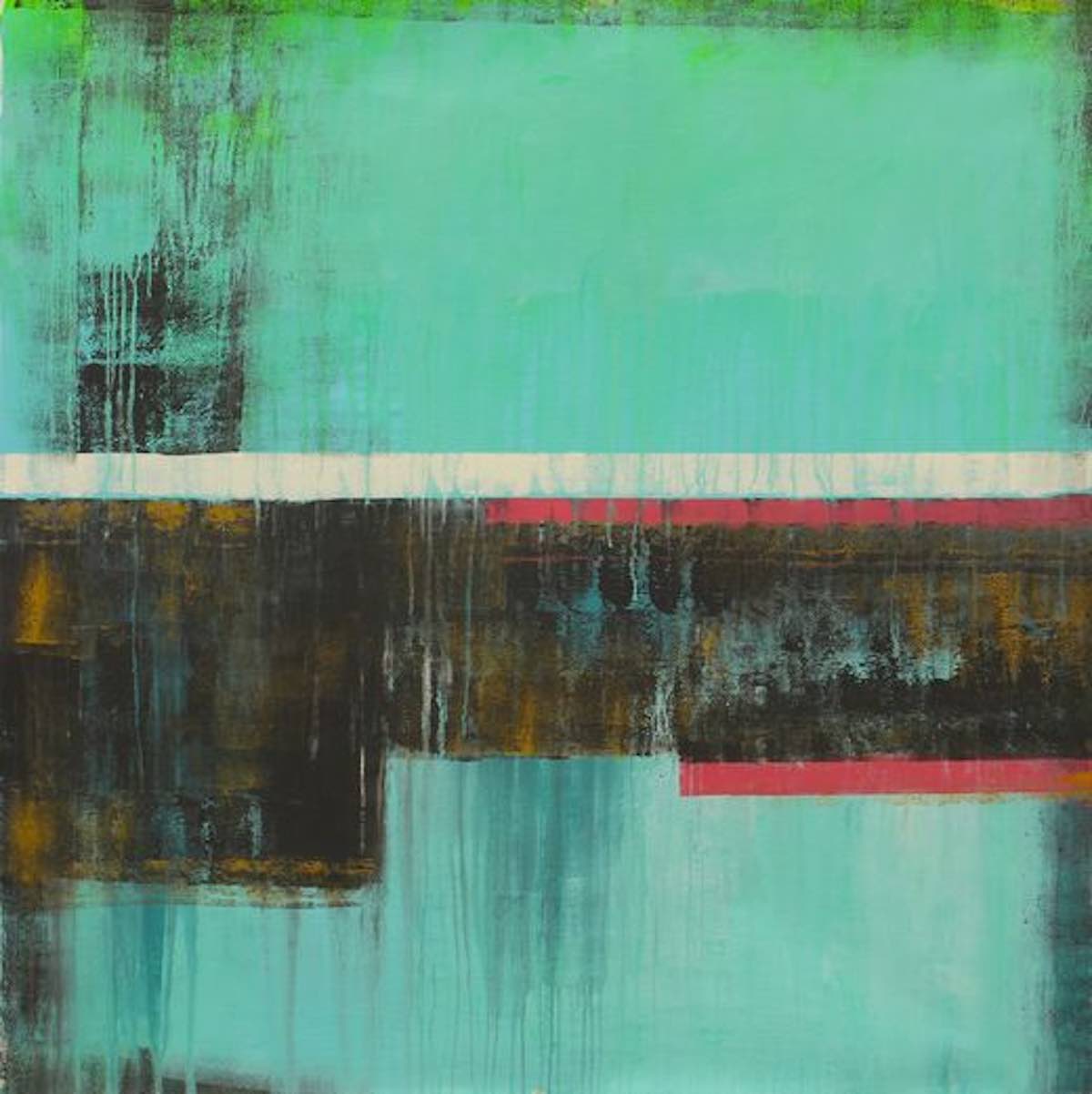 untitled black and turquoise