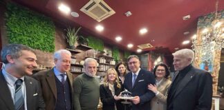 Meloni in visita natalizia alle imprese CNA: il lavoro non si ferma visita meloni impresa cna natale