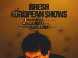 Bresh annuncia le date europee 2026 e il ritorno a Genova con Mare Nostrum Bresh_Europeanshows
