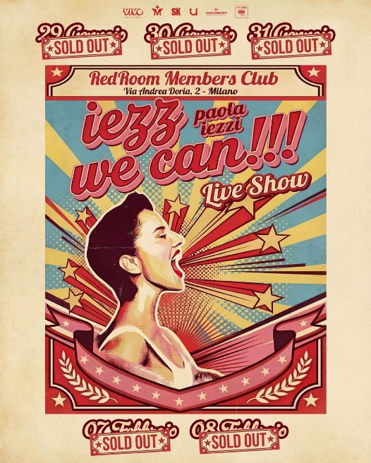 Paola Iezzi inaugura il 2026 con il live show “Iezz We Can!!!”