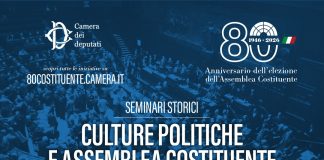 80 anni Costituente, seminari al via da giovedì 12 febbraio