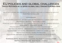 “Eu policies and global challenges”, tavola rotonda sulle sfide globali dell’Unione europea oggi