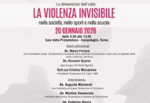 “La violenza invisibile – nella società, nello sport e nella scuola”: convegno a Roma