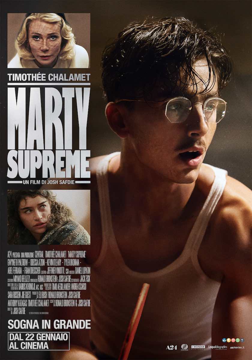 “Marty Supreme” supera i 100 milioni e arriva in Italia il 22 gennaio marty supreme film