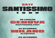 Sayf annuncia il “Santissimo Tour” con due eventi
