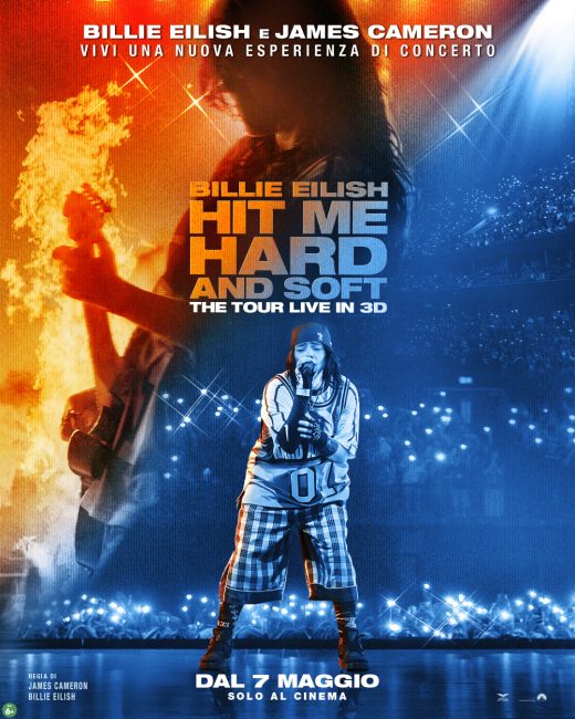 Dal 7 maggio al cinema “Billie Eilish Hit me hard and soft: the tour (live in 3D)”