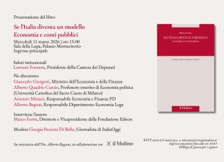 “Se l’Italia diventa un modello – Economia e conti pubblici”, presentazione del libro a Montecitorio