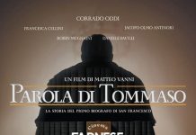 “Parola di Tommaso” a Roma: proiezione al Cinema Farnese Locandina Cinema Farnese
