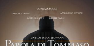 “Parola di Tommaso” a Roma: proiezione al Cinema Farnese Locandina Cinema Farnese
