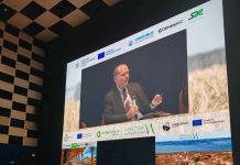 Agricoltura e sfida climatica, Giansanti al Carbon Farming Summit Giansanti palco European Carbon Farming Summit