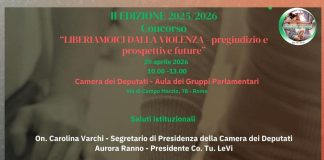 “Liberiamoci dalla violenza – pregiudizio e prospettive future”, convegno alla Camera il 29 aprile