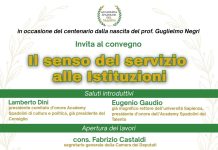 “Il senso del servizio alle Istituzioni”, convegno alla Camera giovedì 30 aprile