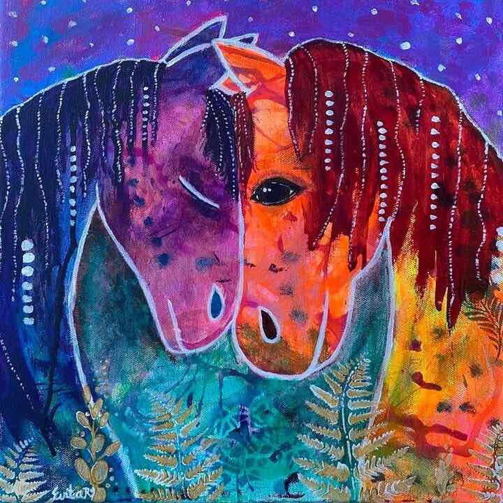 Spřízněné duše 40x40 cm4 900 Kč