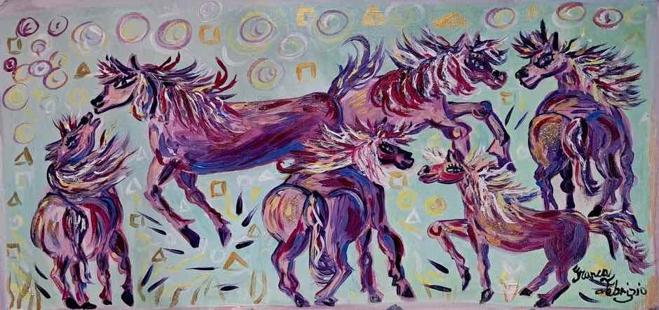 cavallini fluttuanti