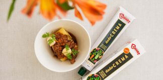 Rigatoni con ragù di noci e Dadocrema Vegetale rigatoni ragù noci