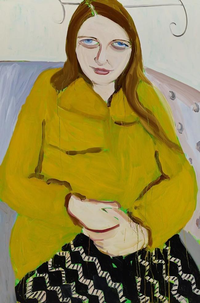 moll in a mustard jacket