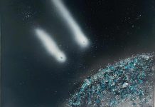 Tra luminosità del nero e polvere di vetro nell’Arte Cosmica di Nando Fara verso il topazio smalto e vetro