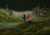 Le atmosfere notturne di Giovanni Atzeni, quando la fiaba si mescola al Realismo Magico e tende la mano alla Metafisica bambina colpita da una nuvola