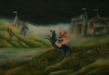 Le atmosfere notturne di Giovanni Atzeni, quando la fiaba si mescola al Realismo Magico e tende la mano alla Metafisica bambina colpita da una nuvola