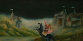 Le atmosfere notturne di Giovanni Atzeni, quando la fiaba si mescola al Realismo Magico e tende la mano alla Metafisica bambina colpita da una nuvola