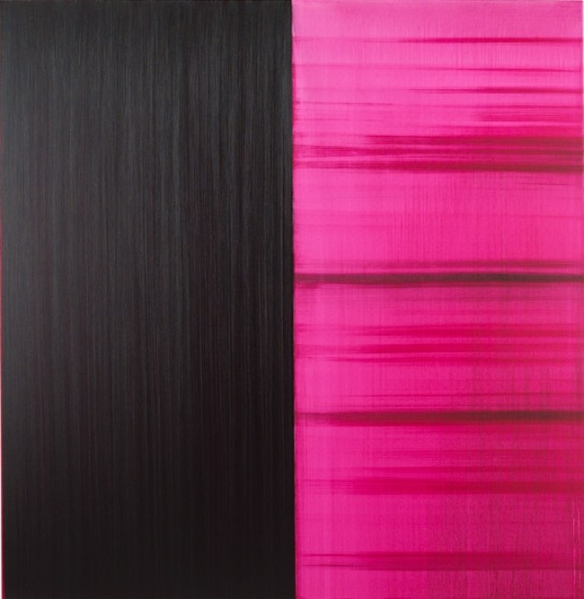 untitled lamp black magenta