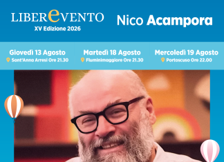 LiberEvento entra nella penultima settimana con il Concerto d’Estate del Circolo Musicale E.Porrino di Portoscuso, Matteo Saudino e Nico Acampora