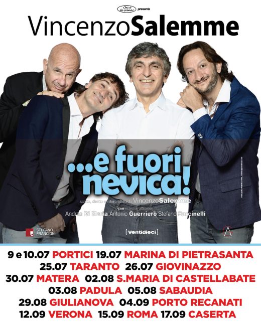 vincenzo salemme in 8230e fuori nevica una serata per festeggiare 50 anni di teatro le prossime date da Lopinionista.it vincenzo salemme in 8230e fuori nevica una serata per festeggiare 50 anni di teatro le prossime date