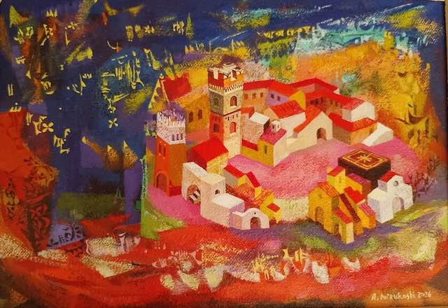 borgo con le stelle