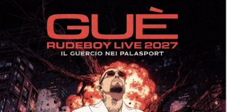 Guè torna live nei palazzetti nel 2027: le date