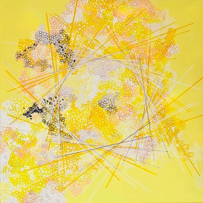 TRÉSOR / acrylic on canvas 60x60cm