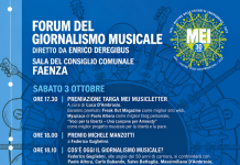 Parte sabato 3 ottobre l’11° Forum del giornalismo musicale con la direzione di Enrico Deregibus